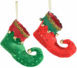 Decorer Set 2 ciorapi Craciun Elf 14x5x8.5 cm (A16.12.21deco)