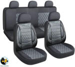  ROVER 75 1044 11 MŰBŐR részes univerzális üléshuzat szett - 2HELYEN osztható Légzsákos - fekete-fehér 203-2BKW (AL-0104475)