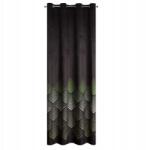 Eurofirany Függöny készre szerelve Angelina 140x250 Eurofirany fekete/olívazöld (EF_387300)