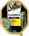 Sheba Classics nedves macskaeledel kacsa és csirke terrines tálcában 85 g
