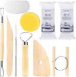 Home Deco Agyag Faragás Modellező Szerszámkészlet Agyag Szerszámok 1kg (Zestaw Rzeźbiarski, do Modelowania)