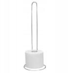 Rodeno Wc Papír Tartó Állvány 4 Tekercs Ezüst Fém Szabadon Álló Tartós (ROD2743)