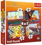 Trefl Puzzle Trefl 4in1 Disney Regele Leu (34653) Puzzle