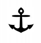  Autós matrica horgony 15t 14cm x 15cm