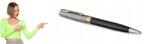 Parker Sonnet Premium Metal Black GT golyóstoll, fekete (2119787)