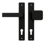  K05G mâner-mâner sferic drept pentru poartă Neagră 90mm Fixă dreapta (3065K22785)