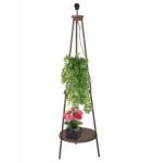 Clayre & Eef Dekoratív barna állólámpa fa (5LMP358)