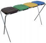 PAKO Szemeteszsák Állvány 4 Rekeszes Hulladék Szétválogató (STOJAK NA WORKI 4 STANOWISKA DO SEGREGACJI)