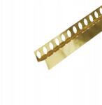 EVISO Fali lejtőléc, aranyszínű fényes, jobb oldali, 120 cm (LSBR-0003)