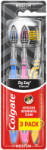 Colgate Set periute de dinti ZigZag Charcoal, 3 bucati, Colgate