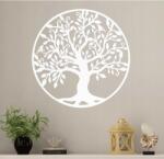  Fa fali dekoráció életfa motívummal, 40 cm, fehér (HDFK0206 40 cm Bílá)