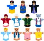 Achoka Комплект от 11 кукли за театър Любими приказки - toytown