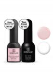Didier Lab Szett: Fiber Base, Milky Pink Top Coat Shiny, TPO-mentes