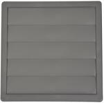 airRoxy Szellőzőrács 17x17 Fi 150 redőnnyel szürke (02-302)