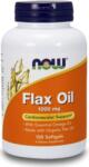 NOW Flax Oil, 1000 mg, 100 капсули, Now