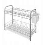 Metaltex Márkás Praktikus Robusztus Edényszárító Dupla Csepegtetővel (1016966)