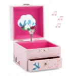DJECO zenedoboz fülemüle fa ékszerdoboz tükörrel (DJ06594)