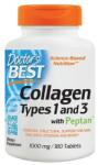 Doctor's Best Collagen Types 1 and 3, 1000 mg, 180 таблетки, Doctor's Best