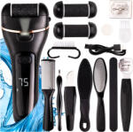 Sulpo Vezeték nélküli Elektromos Lábreszelő marógép sarokreszelő Készlet 14db-os (Elektryczny pilnik frezarka do stóp pięt)