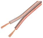 Cabletech Hangszórókábel 2x2, 5mm Cca átlátszó Cabletech 1 Méter (5901436715849)