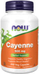 NOW Cayenne, 500 mg, 250 капсули, Now