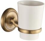 Casa Blanca CasaBlanca Epoque Pahar ceramic cu suport bronz antichizat (AEP03)