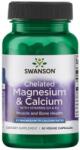Swanson Chelated Magnesium & Calcium, 90 капсули, Swanson (SWU803)