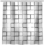 Rodeno Fürdőkád Függöny 180x200 Tejfehér, Tartós, Fürdőszobába, Karikákkal (ROD2663)