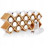 Timeless Tools bambusz fűszertartó állvány, 18 részes, üvegekkel, 9.5×42.5×18cm (HOP1001758)