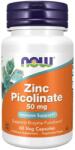 NOW Zinc Picolinate, 50 mg, 60 капсули, Now