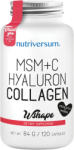 Nutriversum Wshape MSM + C Hyaluron Collagen, 120 капсули, Nutriversum