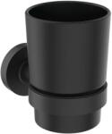 Ideal Standard IOM Pahar cu suport negru mat (A7928XG)