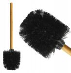 Rodeno Wc Kefe Fekete Bambusz Nyéllel Fürdőszobai Masszív Minőség (ROD0331)