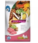  N&D Tropical Selection Dog Pork Adult Mini - sertés, tönkölybúza, zab, trópusi gyümölcsök felnőtt mini 5kg