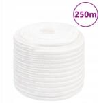 VidaXL Vitorláskötél, egyszínű fehér, 16 mm, 250 m, polipropilén (152575)