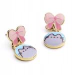 Pusheen fülbevalók masnival