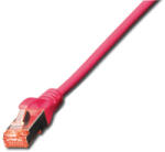 ASSMANN Lan kábel RJ45, Digitus, S/ftp, Cat 6, 2.00 m Professzionális keresztkábel (DK-1644-020/MG)