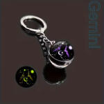 Kincsecske Kollekció Ikrek kulcstartó, sötétben világít