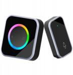  Vezeték Nélküli Ajtócsengő Kapucsengő 200m Vízálló Kültéri Fekete (Dzwonek Bezprzewodowy - Model: M408-BS)