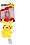Jazwares Pokémon, Pikachu plüssfigura akasztóval, 9 cm (PKW0120)
