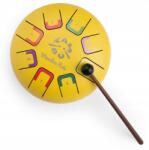 Moulin Roty Acél nyelvdob hangszer gyerekeknek +pálcikák (Bębenek muzyczny językowy z pałeczkami)