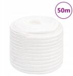 VidaXL Vitorláskötél, egyszínű fehér, 18 mm, 50 m, polipropilén (8720287128564)