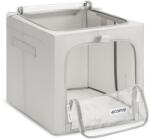 4CONVY Huzat táska rendszerező ruha tároló ágynemű játék 40L Állvány (storagebag_frametopwindow_gray_40L_1)