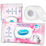 Smile Nedvesített Toalettpapír 44 db Felnyitható Fedéllel Tisztító Frissítő Smile (Nawilżany Papier Toaletowy 44 szt Flip Top)