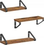  akasztós polc, nappaliba, konyhába, irodába, fürdőszobába 3db-os szett (wisząca półka 3 sz)