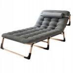 Magboss Hordozható összecsukható utazóágy matraccal kanadai szürke (57837)