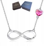 Mennica Świdnicka Nyaklánc cirkóniákkal Ezüst 925 Szív Ajándék Női Infinity