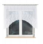  Kész függöny 120x250 karnis függöny fehér 250x120 konyhába nappaliba (KING A 120x250)