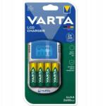 VARTA Akkumulátortöltő, 230V, 12V, 4x AA/AAA, LCD kijelző, 2600mAh (57070201451)