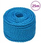 VidaXL Munkakötél, kék, 10 mm, 25 m, polipropilén (152972)